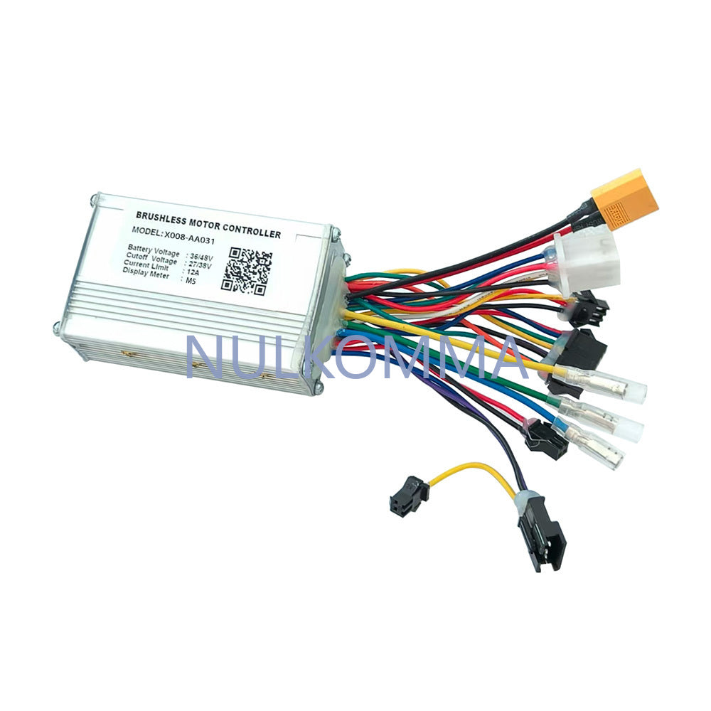 NULKOMMA Brushless Motor Controller X008-AA031 36/48V 12A E-Bike Scooter Universal E-Bike Conversion Kit Bicycle Speed Controller