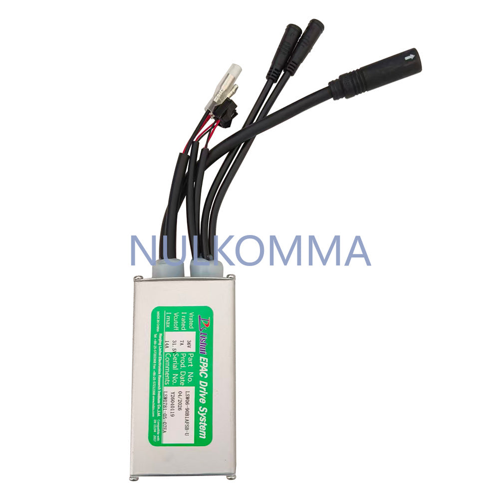 NULKOMMA Ebike Brushless Motor Controller LSW0781-05-07EA 36V Suitable for Electric Bicycles Scooters Fat-Tire Bikes Speed Controller