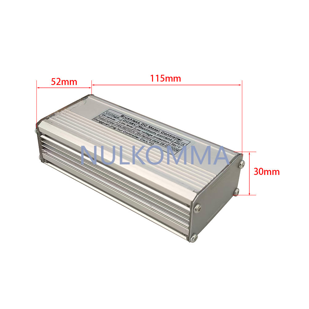 NULKOMMA JH4AJ3627DZJN Brushless Motor Controller 48V 25A Lithium-Ion Sine Wave E-Bike Speed Controller Suitable for Electric Bicycles