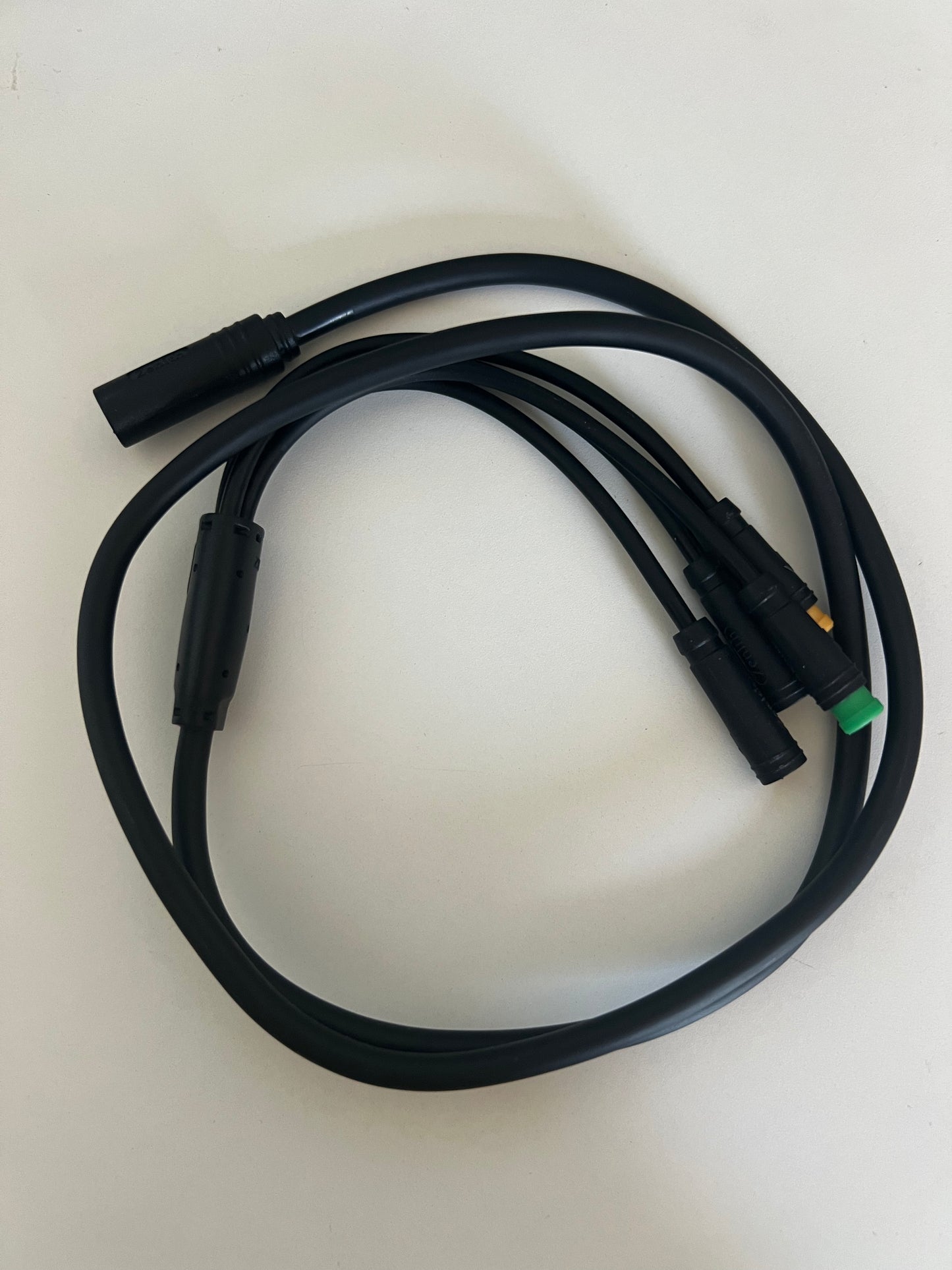 Nulkomma 8 Pin EBike 1 to 4 Waterproof Wiring Harness Splitter Cable, ebike Integrated cable Connector Extension Wire for Bafang Mid Drive Motor, Display, Throttle and Brake Lever Connection