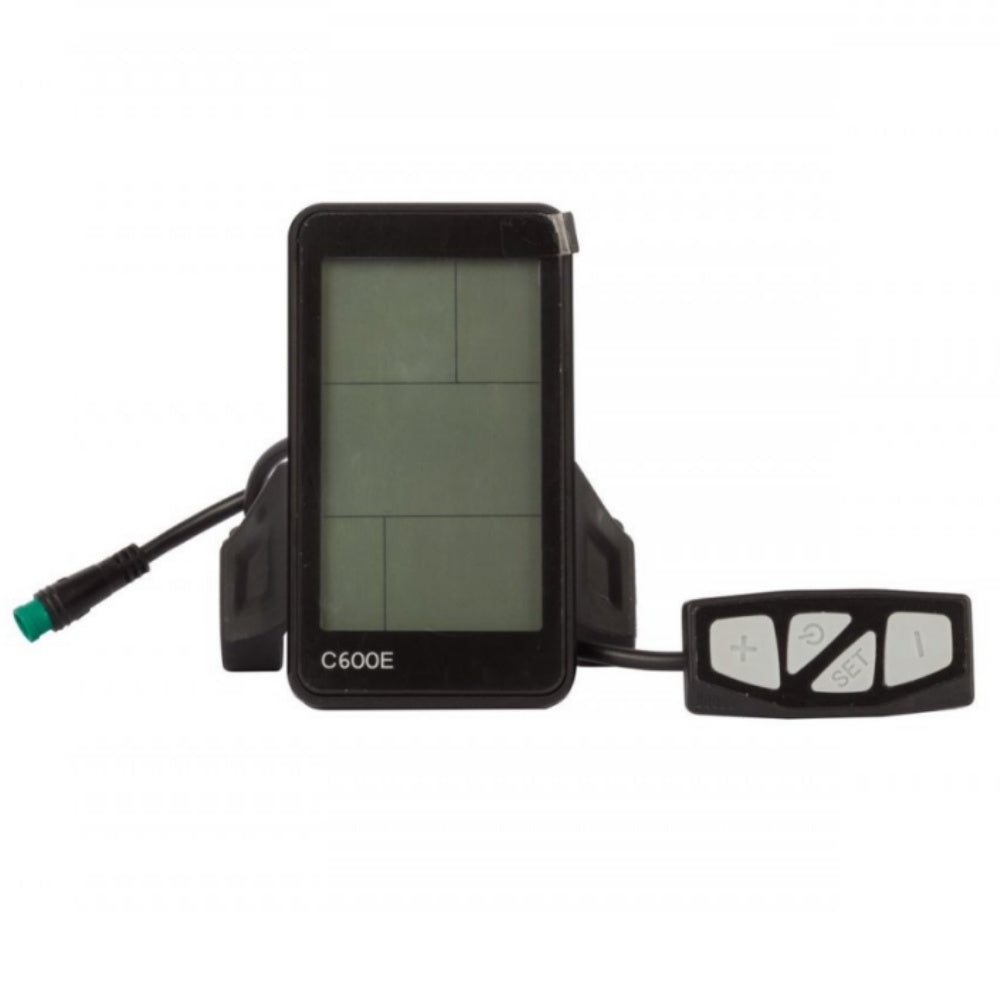 Nulkomma C600E Ebike LCD Display Meter 36V/48V Ebike Conversion Kit