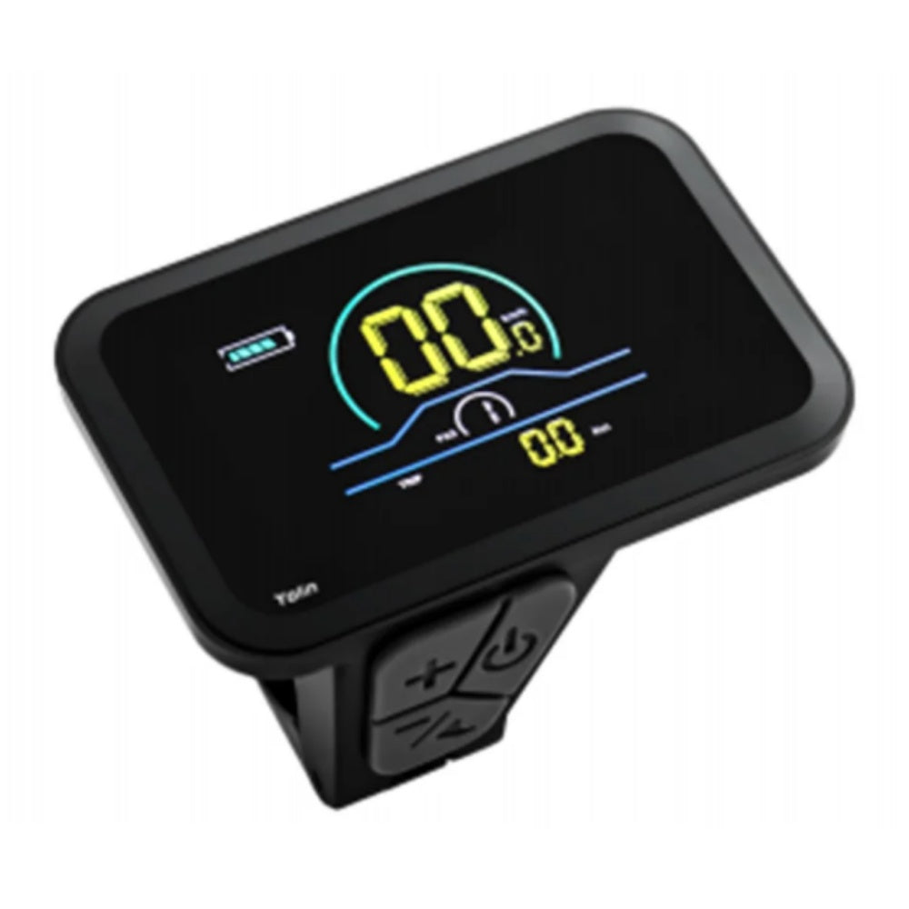 Nulkomma Yolin 61F Ebike LCD Display Meter 36V 48V Ebike Speed Control Panel 5-pin Male Connector