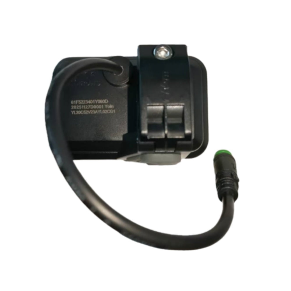 Nulkomma Yolin 61F Ebike LCD Display Meter 36V 48V Ebike Speed Control Panel 5-pin Male Connector
