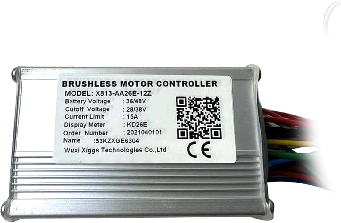 X813-AA26E-12Z Brushless Controller for Electric Bicycle 36V/48V 15A