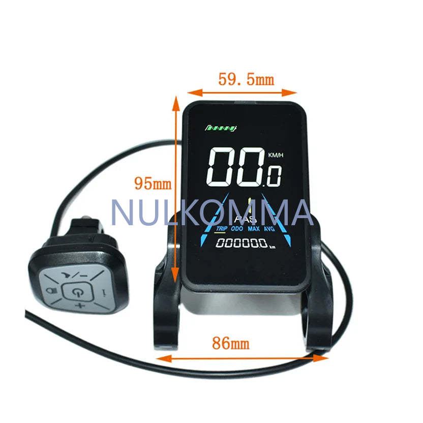 EBike Display Screen Meter Fatbike Computer Speed Control Panel 36V 48V 52V Speedometer for Engwe Bike Accessories YL81F Yolin