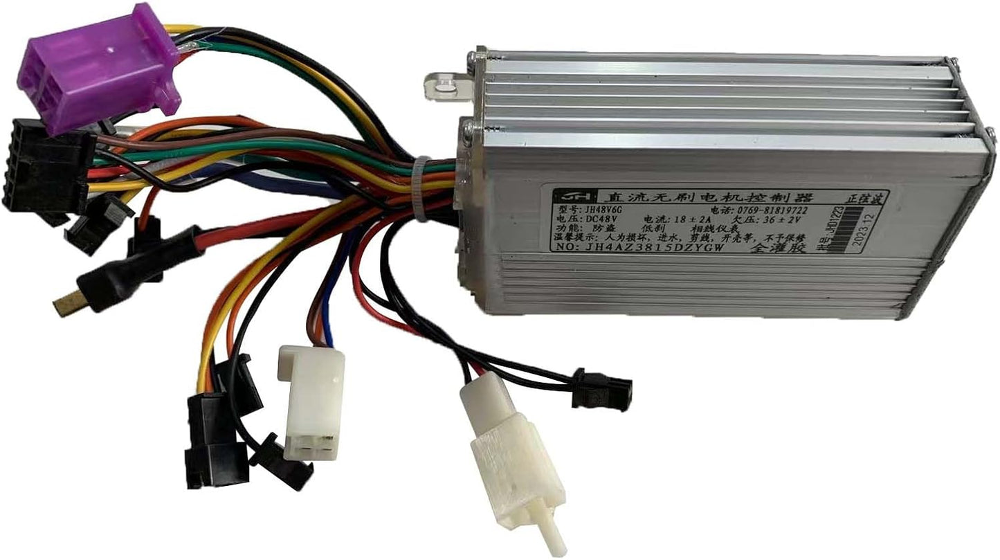 JH4AZ3815DZYGW Brushless Motor Controller for Electric Bicycle 48V 18A