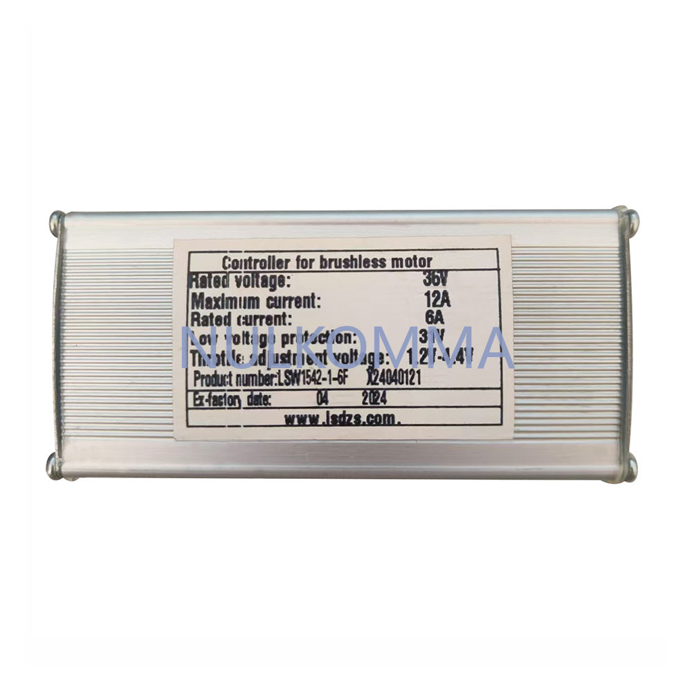 NULKOMMA Brushless Motor Controller LSW1542-1-6F 36V 12A E-Bike Scooter Universal E-Bike Conversion Kit Bicycle Speed Controller