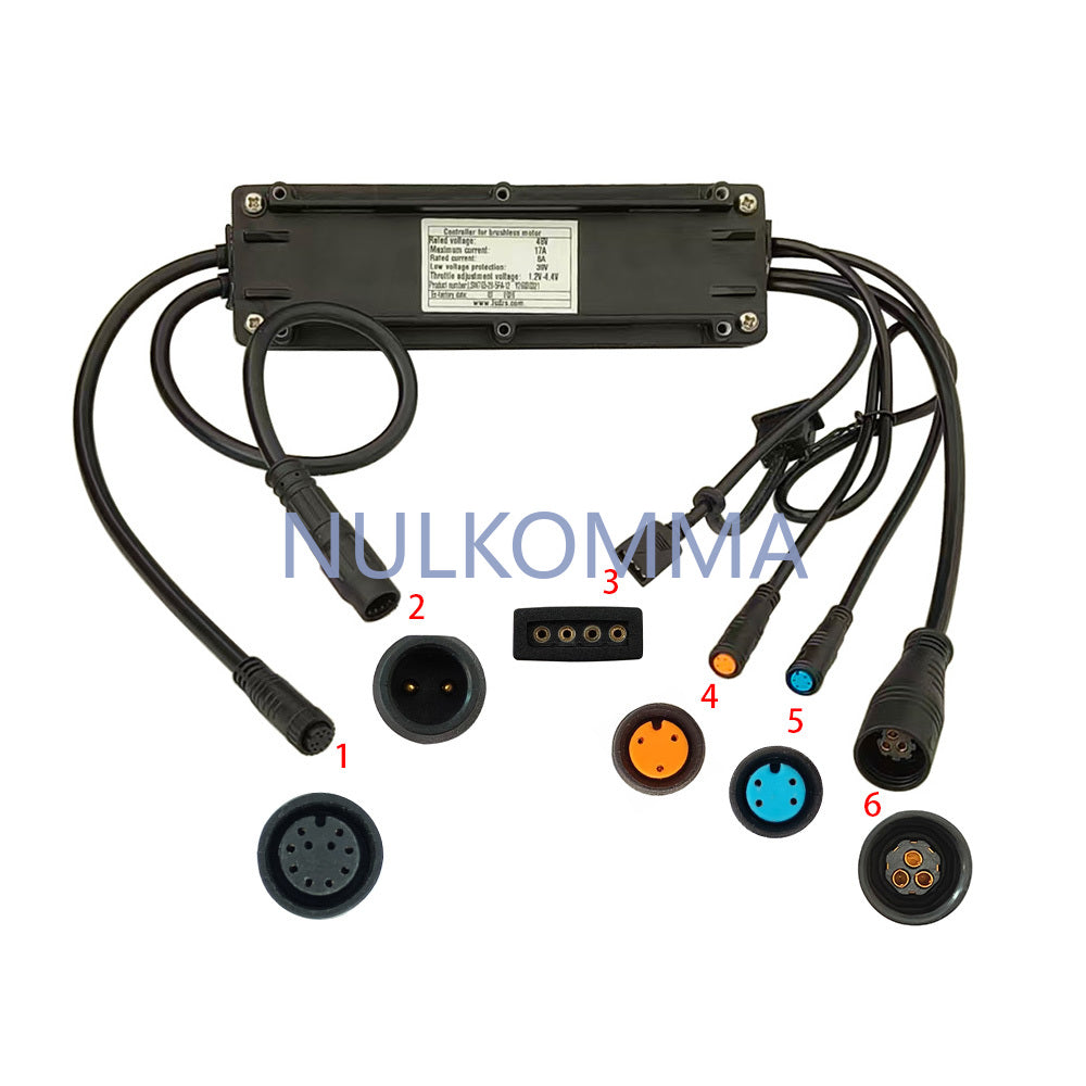 Ebike Brushless Motor Controller LSW765-28-5FA-12 48V Suitable for Electric Bicycles Scooters Fat-Tire Bikes Speed Controller