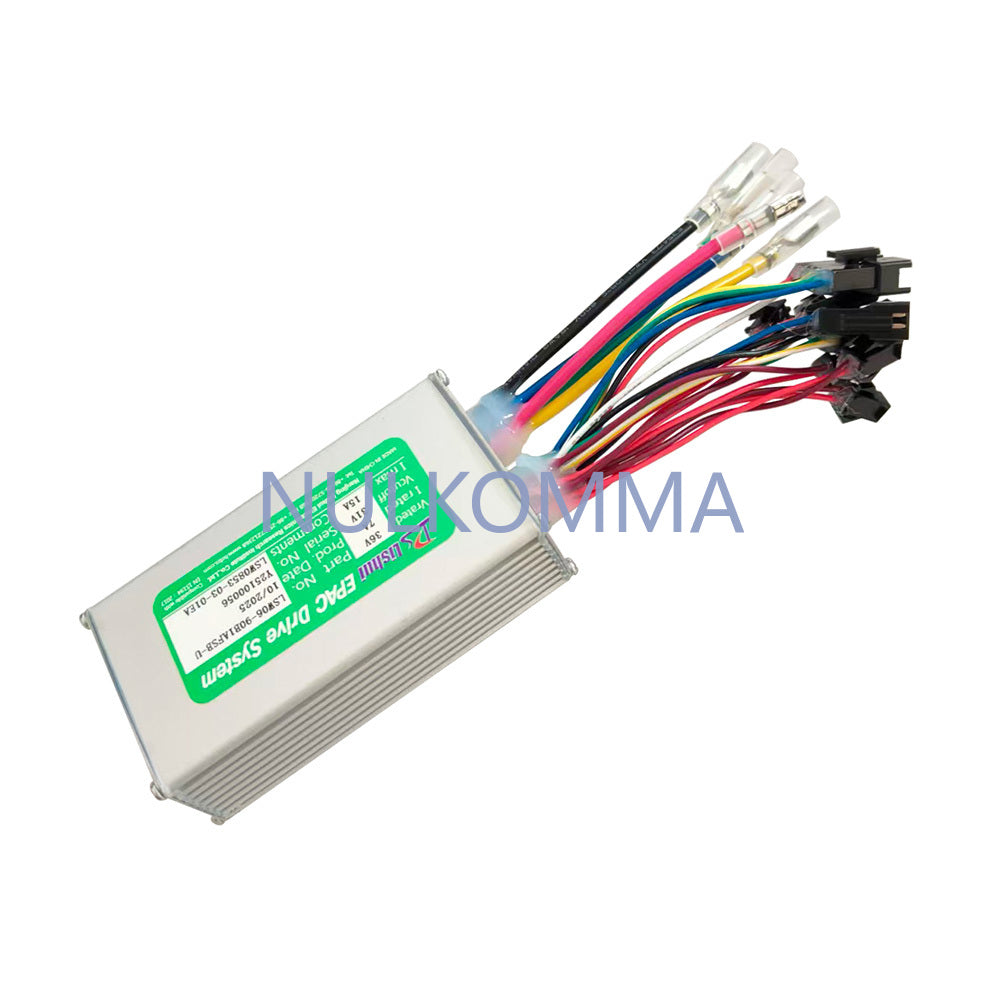 NULKOMMA Ebike Brushless Motor Controller LSW0853-03-01EA 36V 15A Suitable for Electric Bicycles Scooters Fat-Tire Bikes Speed Controller