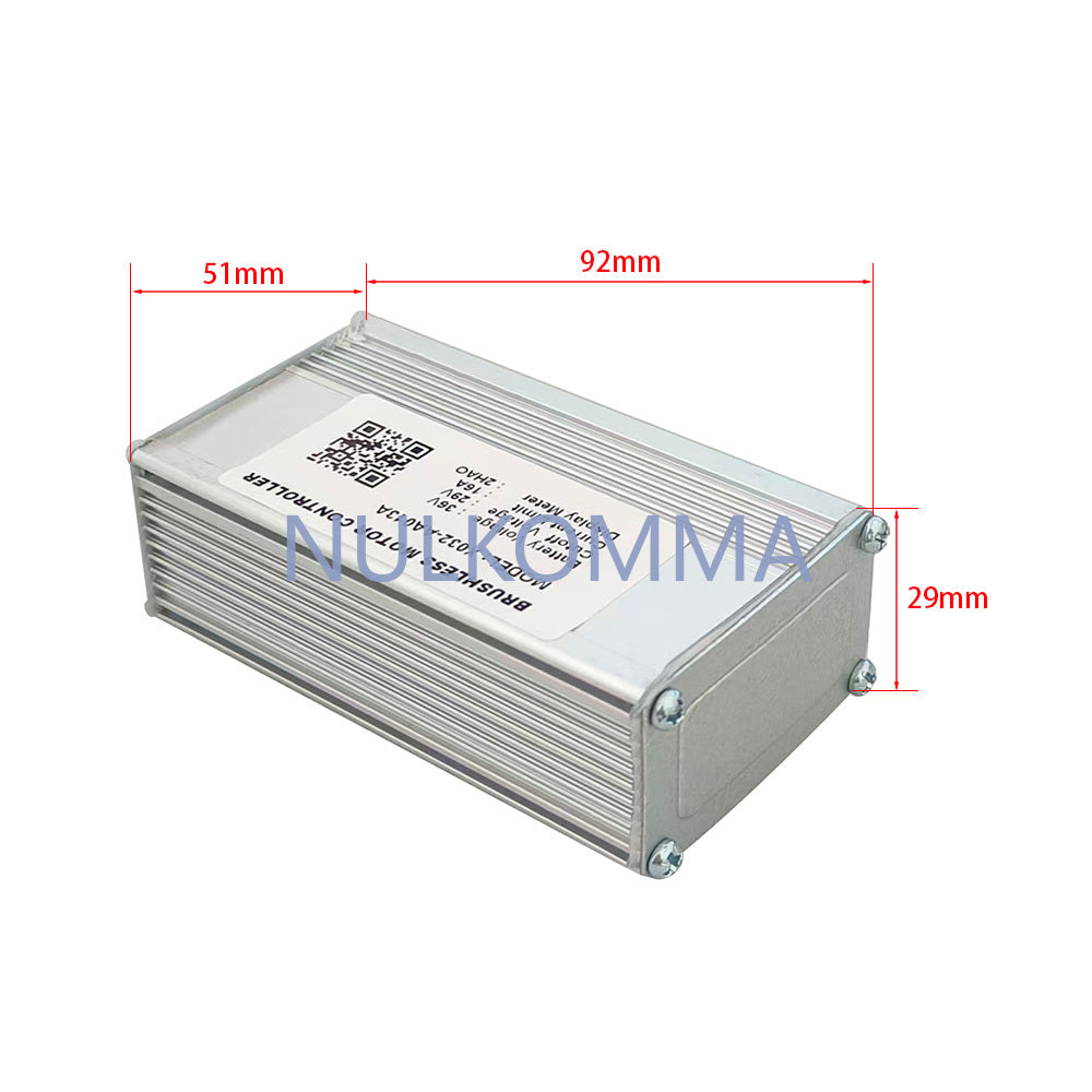 NULKOMMA Brushless Motor Controller 36V 16A Speed Regulator X032-AA013A Electric Bike Accessories Suitable for Electric Bikes Scooters