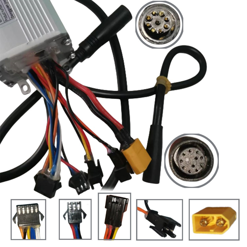 NULKOMMA JH5AJ6526DZMN Brushless Motor Controller DC52V 25A Controller for Electric Bike