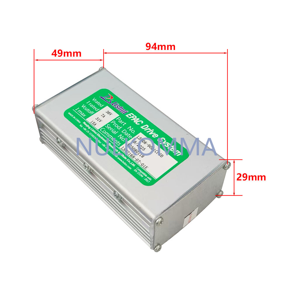 Ebike Brushless Motor Controller LSW06-90B1CFSB 36V 15A Suitable for Electric Bicycles Scooters Fat-Tire Bikes Speed Controller