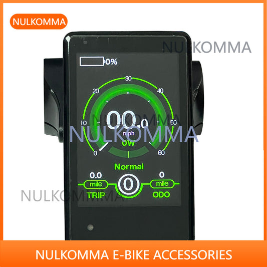 NULKOMMA Ebike LCD Display Screen Speedometer Bike Speed Control Panel KD718 36V 48V Key Disp Meter for HIMIWAY Bicycles Accessories