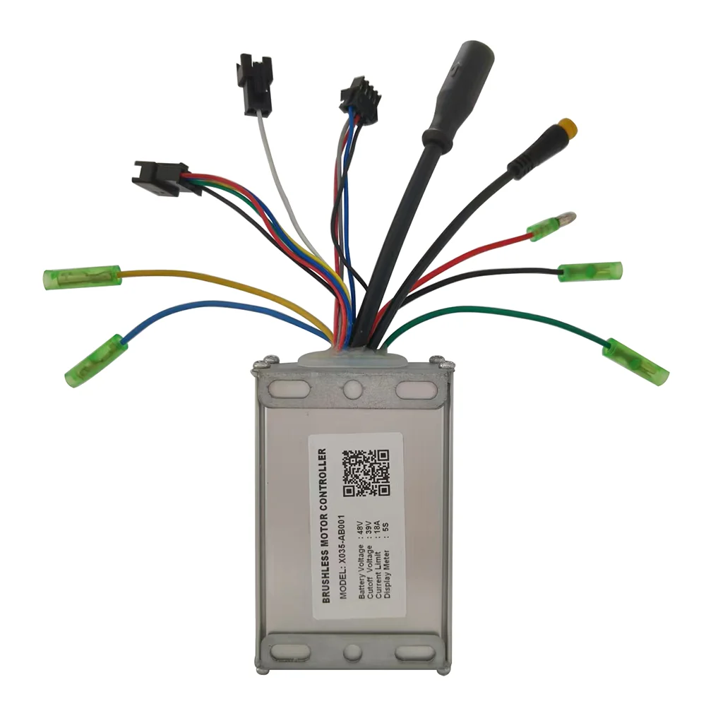 Nulkomma X035-AB001 Ebike Brushless Motor Controller 48V 18A for 5S Protocol Electric Scooters MTB Ebike Accessories Speed Controller