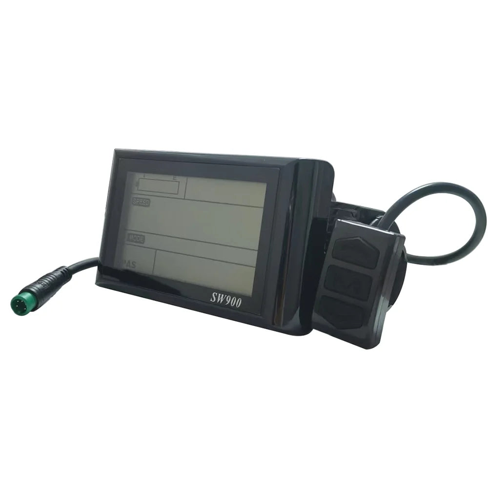 Nulkomma  SW900 EBike LCD Display Conversion Kit E-Bike Accessories Bike 36V 48V for JN Controller Waterproof Plugs