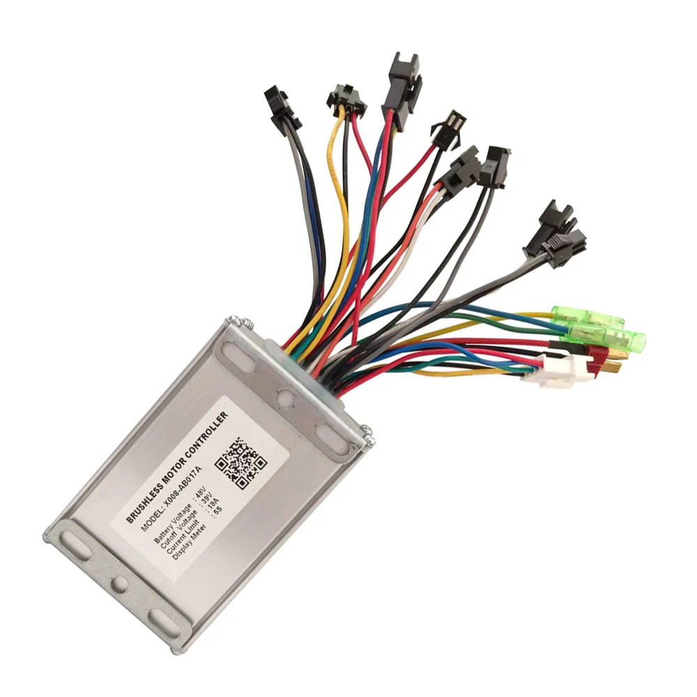 Nulkomma E-bike Brushless Motor Controller X008-AB017A 48V 18A for 5S Protocol Display Electric Scooters MTB Accessories Speed Controller
