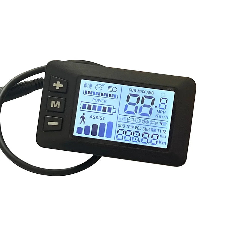 Nulkomma G51 EBike LCD Display KEYDISP Electric Bike Parts 48V Speed Control Panel Electric Mountain Bike Parts Electric Scooter