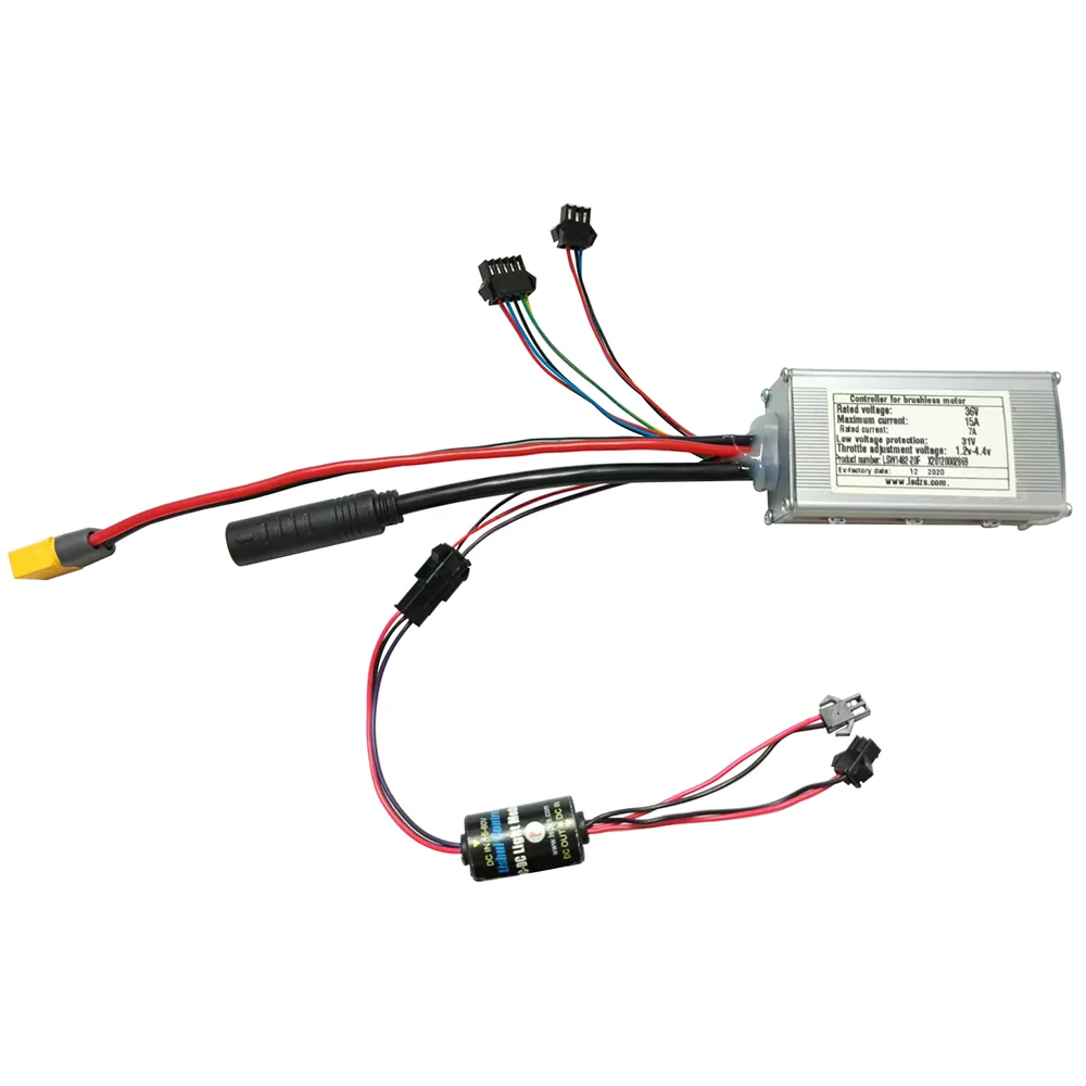 Nulkomma Electric Bicycle Brushless Motor Controller LSW1482-20F 36V 15A Speed Controller for Electric Scooters MTB Ebike Accessories