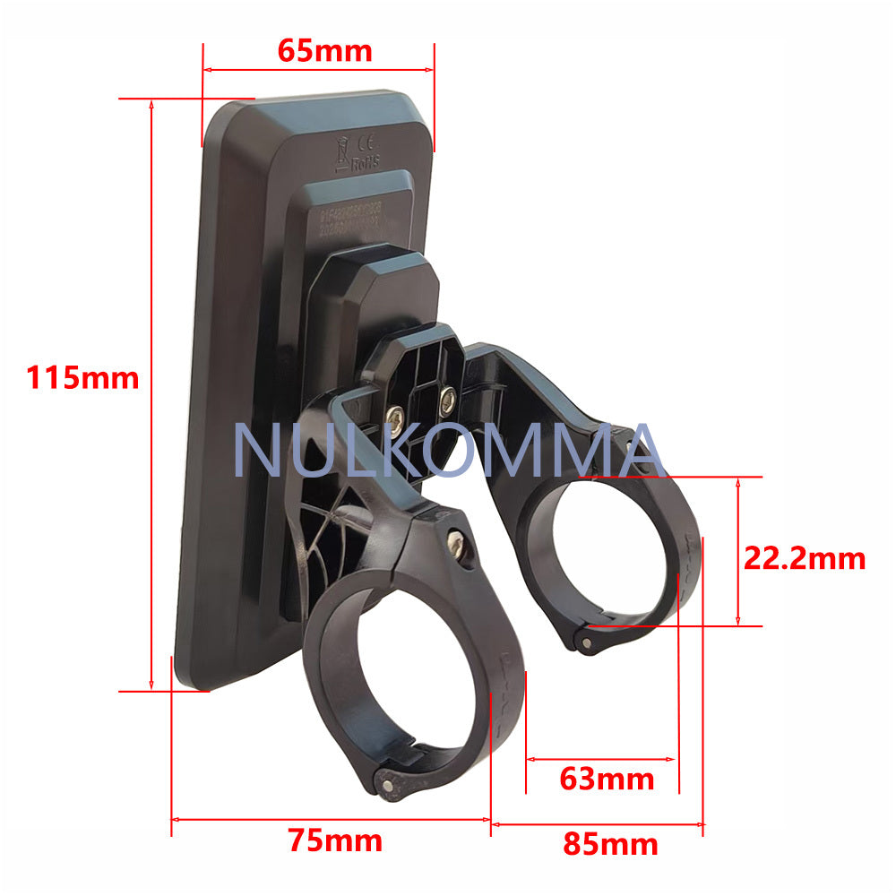 NULKOMMA EBike LCD Display Vertical Screen YL91F 5-hole Female Connector Waterproof Bicycle Computer Bike Conversion Kits