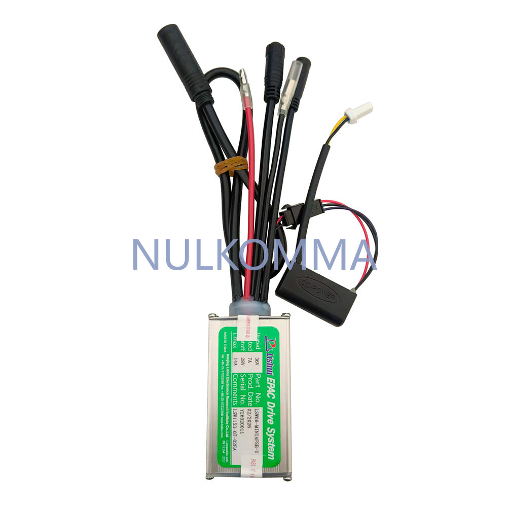 NULKOMMA Brushless Motor Controller LSW1153-07-02EA 36V 14A E-Bike Scooter Universal E-Bike Conversion Kit Bicycle Speed Controller