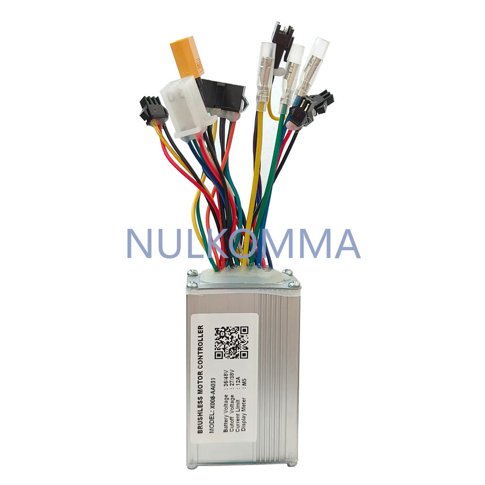 Ebike Brushless Controller X008-AA031 48V 12A Speed Parts for M5 Protocol Display Electric Scooter MTB Fat Bike Accessories