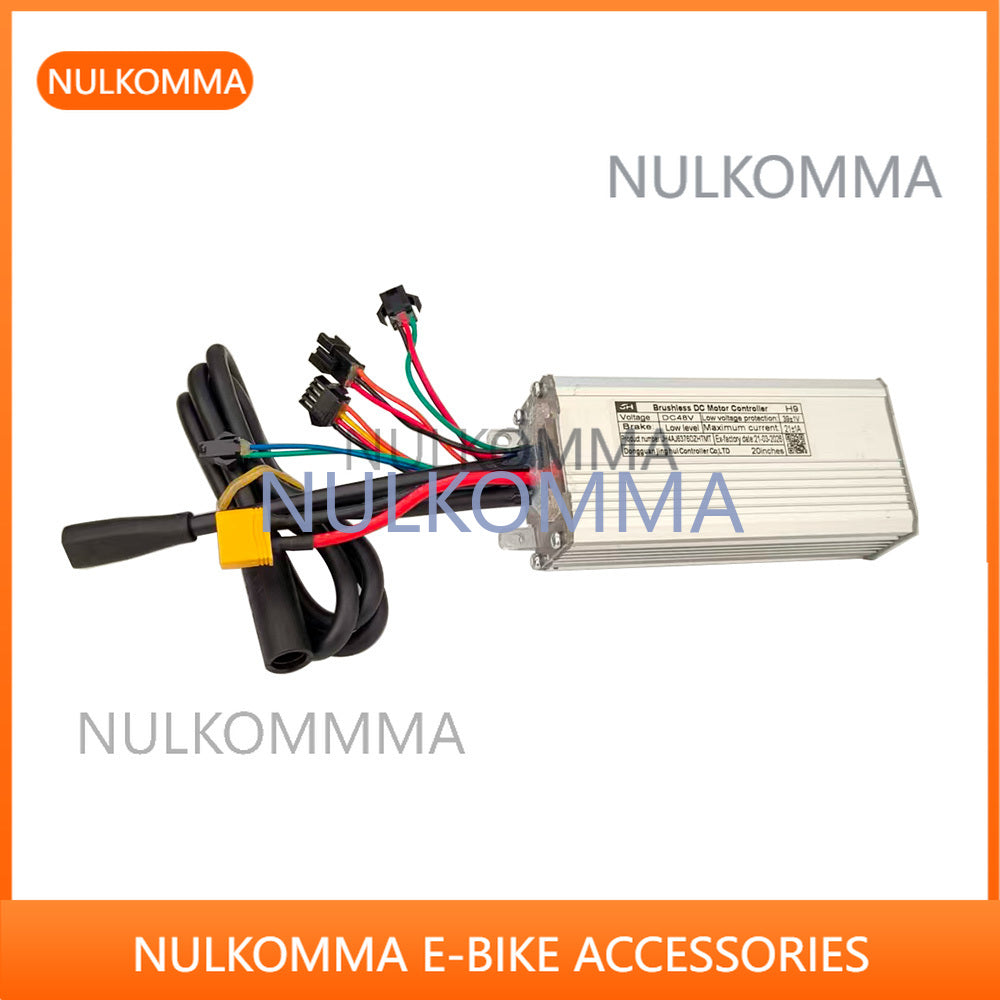 NULKOMMA Brushless Motor Controller JH4AJ6376DZHTMT 48V 21A E-Bike Scooter Universal E-Bike Conversion Kit Bicycle Speed Controller