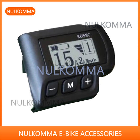 Ebike Display Screen 36V 48V Bike Speed Controller Panel Meter KEY DISP KD58C 5pin UART CAN for Electric Bicycle Accessories