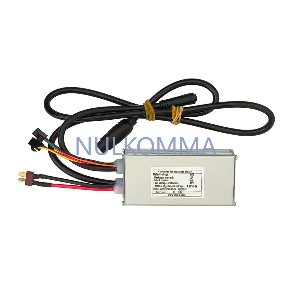 NULKOMMA Ebike Brushless Motor Controller LSW1905-6M 48V 18A Suitable for Electric Bicycles Scooters Fat-Tire Bikes Speed Controller