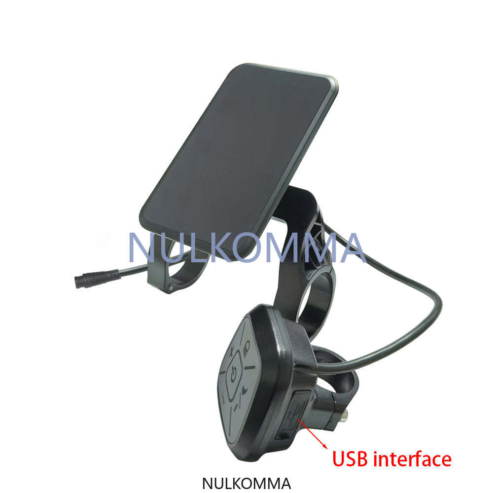 NULKOMMA EBike Display Screen Meter Speed Control Panel YL81F 6Pin 36V 48V 52V Speedometer for Electric Bicycle Accessories