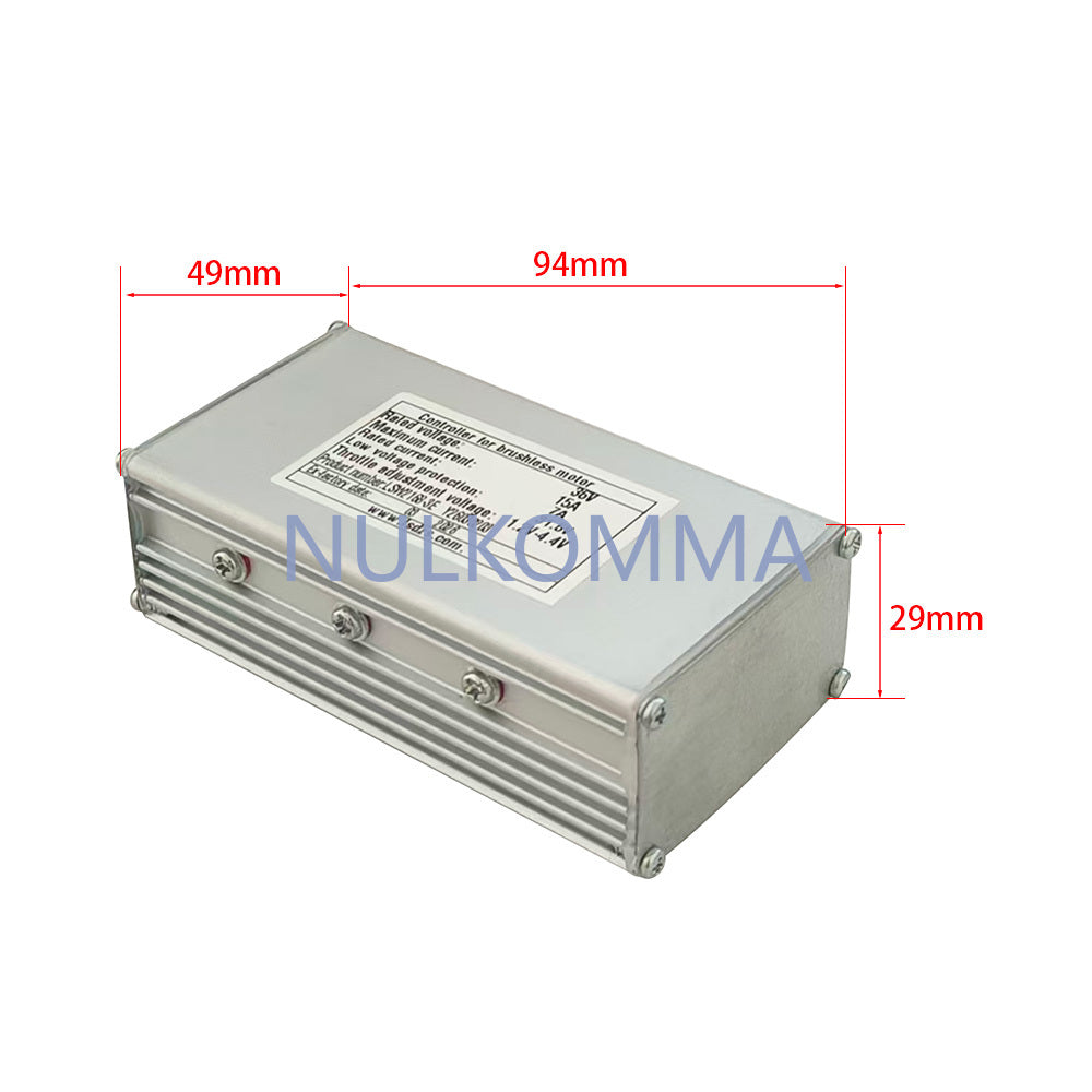 Ebike Brushless Motor Controller LSW2168-3E 36V 15A Suitable for Electric Bicycles Scooters Fat-Tire Bikes Speed Controller