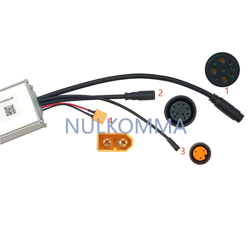 NULKOMMA Ebike Brushless Motor Controller 48V 20A Speed Controller X110-AAB001 J Agreement for Electric Bicycle Scooter Motorcycle