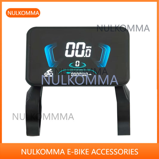 Electric Bicycle Display Panel YL81F Yolin 48V UART Protocol 5-Pin Bike Computer Odometer Speedometer (For Electric Bicycles)