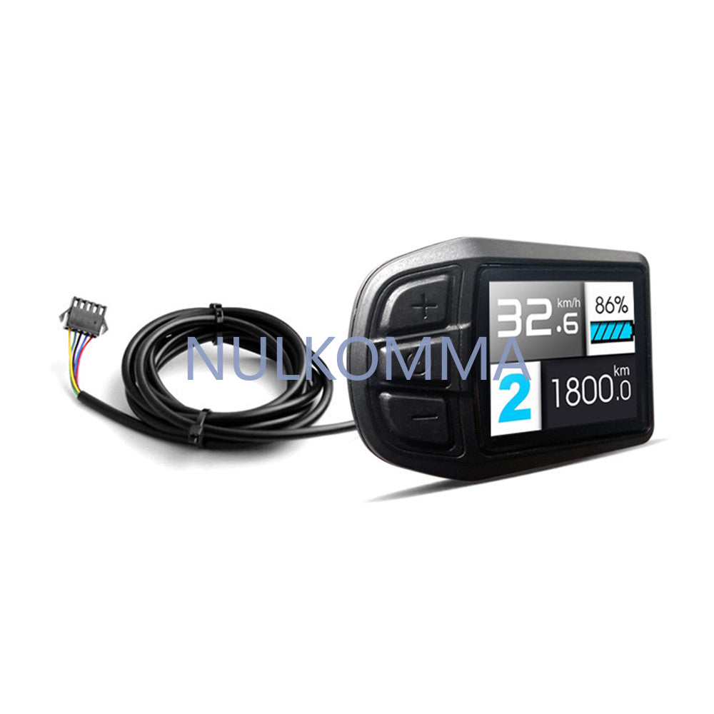 NULKOMMA Ebike Dispaly Screen Meter TFT-UKC3 36V 48V Speed Control Panel for Protocol 2HAO Controller Bike Accessories Computer