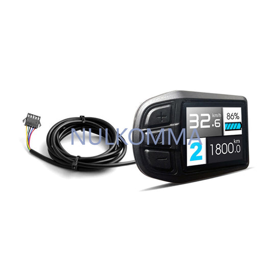 NULKOMMA Ebike Dispaly Screen Meter TFT-UKC3 36V 48V Speed Control Panel for Protocol 2HAO Controller Bike Accessories Computer