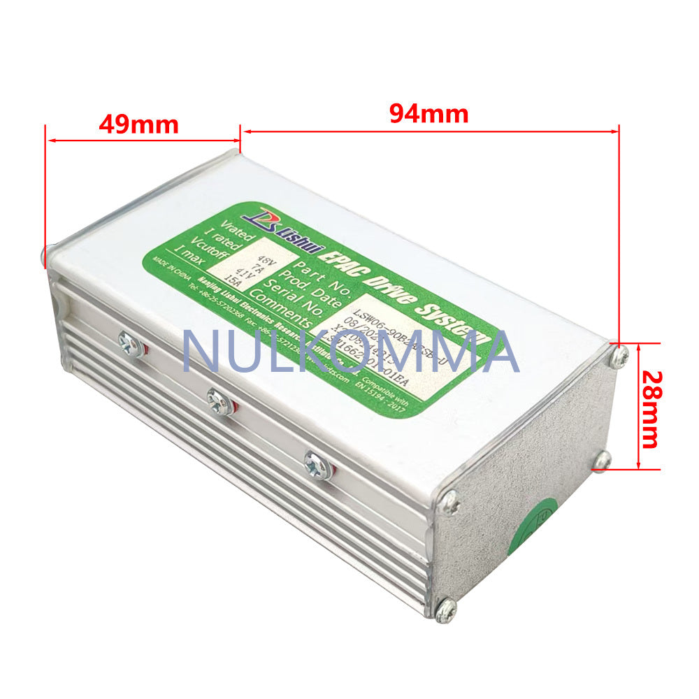 NULKOMMA Electric Bike Brushless Motor Controller LSW06-90B2AFSB-U 48V 15A Electric Scooter Accessories Bike Conversion Kits
