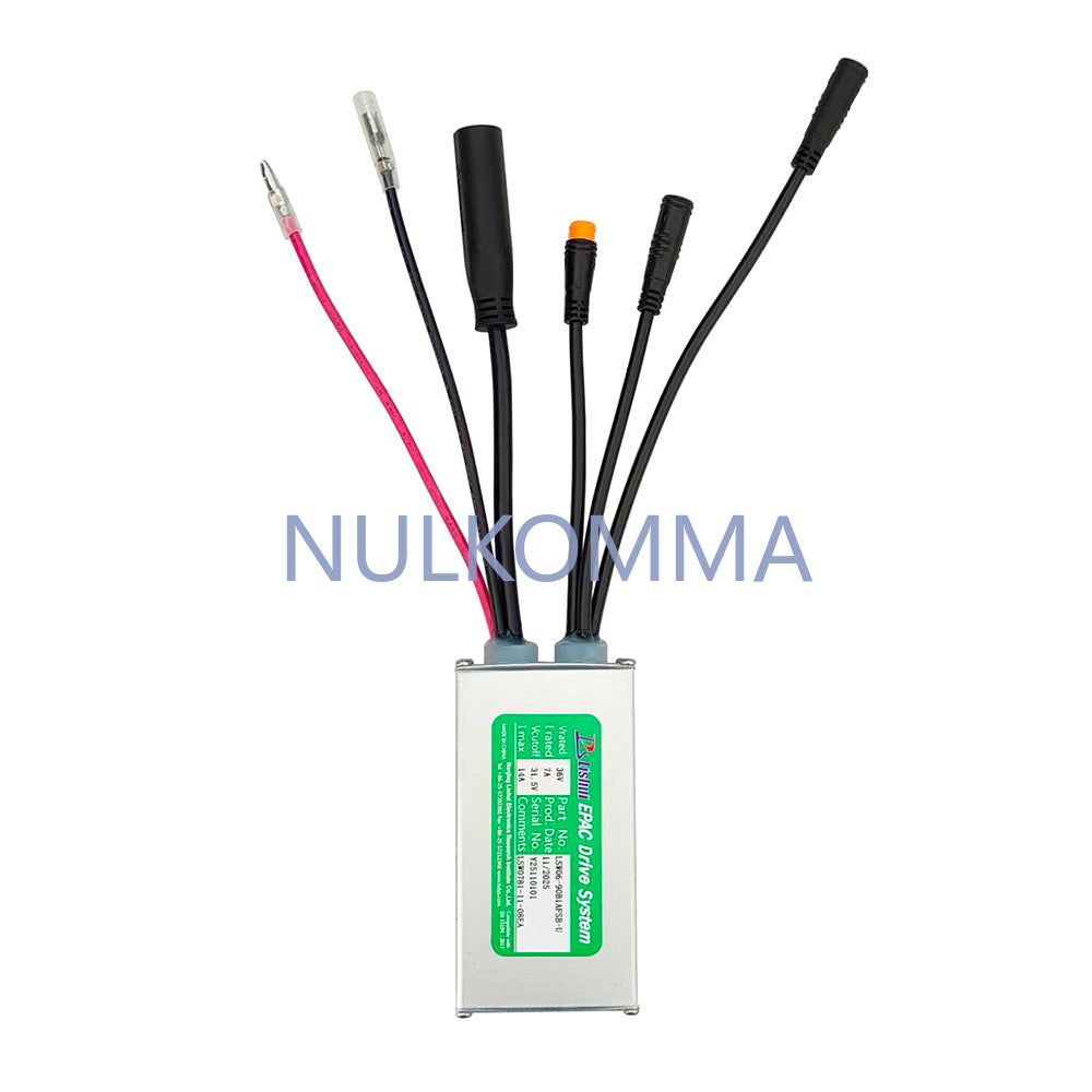 NULKOMMA Ebike Brushless Motor Controller LSW0781-11-08EA 36V 14A Suitable for Electric Bicycles Scooters Fat-Tire Bikes Speed Controller