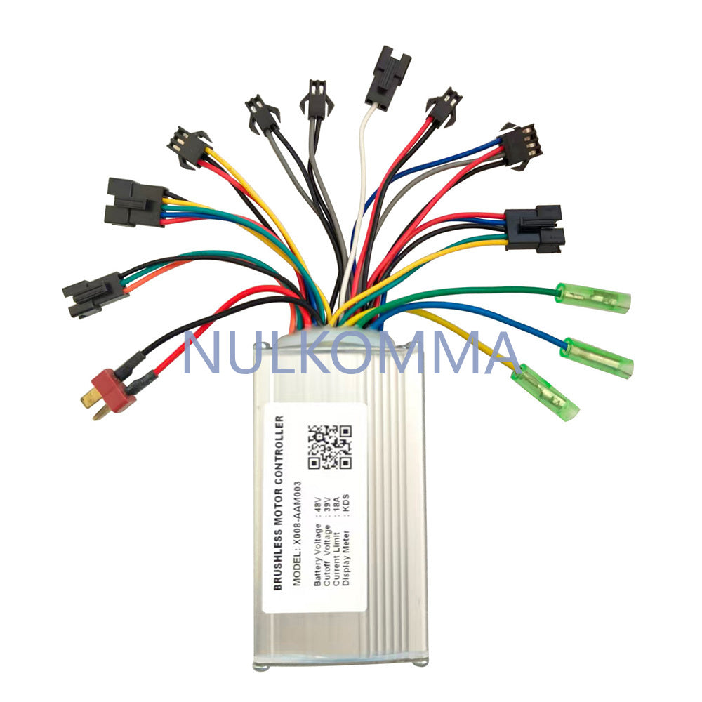 Ebike Brushless Motor Controller 48V 18A Speed Controller for KDS General X008-AAM003 for Electric Bicycle Scooter Motorcycle