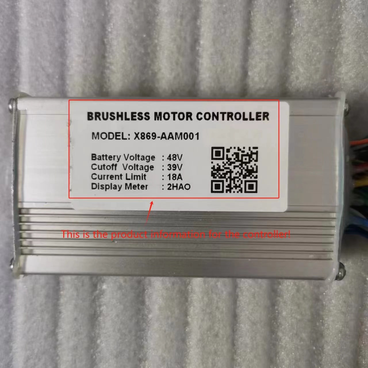 NULKOMMA Ebike Controller LSW1607-21M Brushless Motor Controller 48V 20A