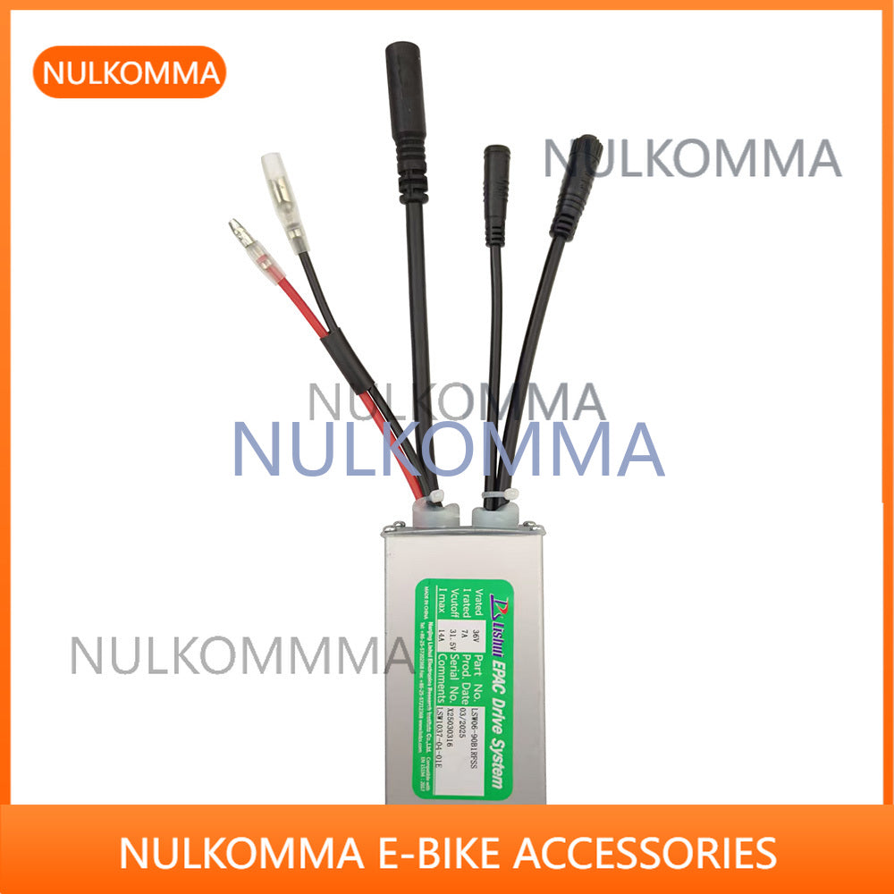 NULKOMMA E-bike Controller 36V 15A Brushless Motor Speed Controller LSW06-90B1RFSS Universal for E-bike Fat Tire Bike Mountain Bike