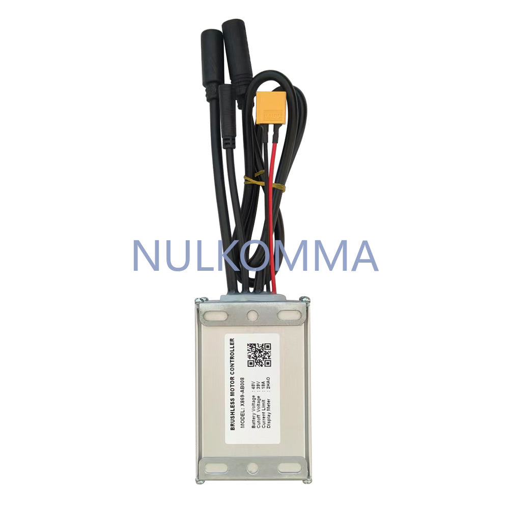 Ebike Brushless Motor Controller 48V 18A Speed Controller X869-AB008 for Electric Bicycle Scooter Motorcycle 2HAO Communication