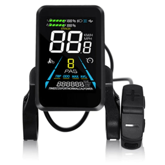 Nulkomma YL81F Ebike LCD Display Meter with 5-pin Male Connector