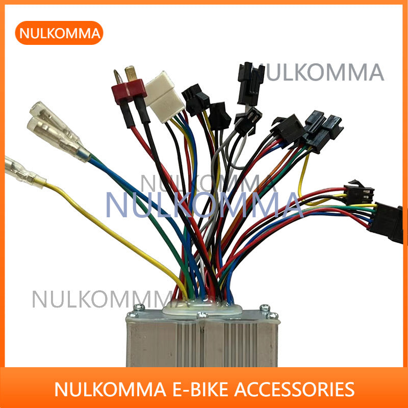 NULKOMMA Ebike Brushless Motor Controller 48V 18A Speed Controller for 5S General X008-AB014 for Electric Bicycle Scooter Motorcycle