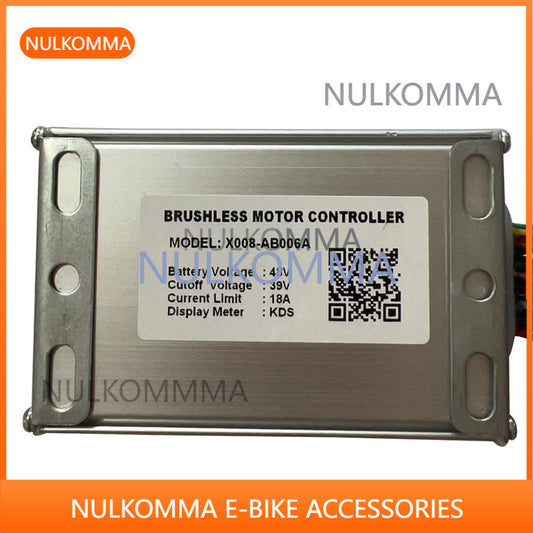 NULKOMMA EBIKE Brushless Motor Controller Electric Bicycle Conversion Kit Bicycle Accessories 48V 18A X008-AB006A For KDS Display