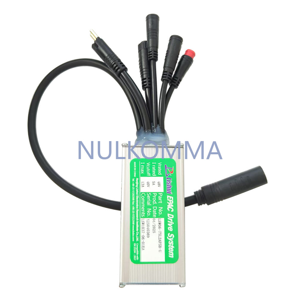 Electric Bike Brushless Motor Controller LSW1037-06-01EA 48V 13A Electric Scooter Accessories Bike for 5S Meter