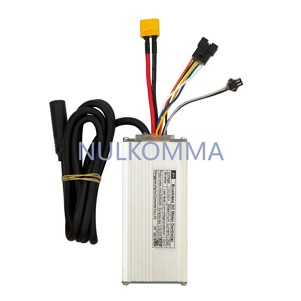 NULKOMMA Brushless Motor Controller JH5AJ6338DZMN 52V 25AA E-Bike Scooter Universal E-Bike Conversion Kit Bicycle Speed Controller
