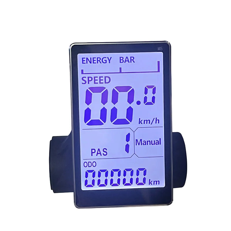 Nulkomma M5 5Pin EBike LCD Display Electric Bike Accessories 24V 36V 48V Speed Control Panel Electric Mountain Bike Part E-Scooter