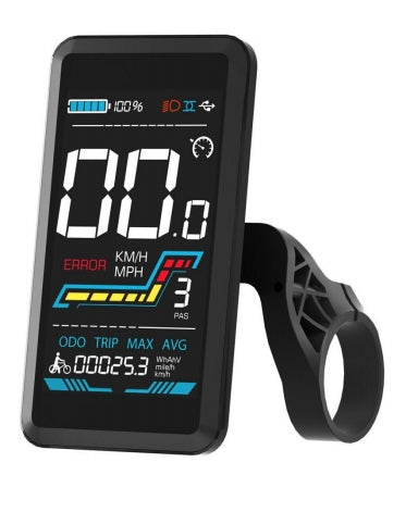 NULKOMMA YL-91F-V Ebike Conversion Kit 36/48V/52V Ebike LCD Display Meter