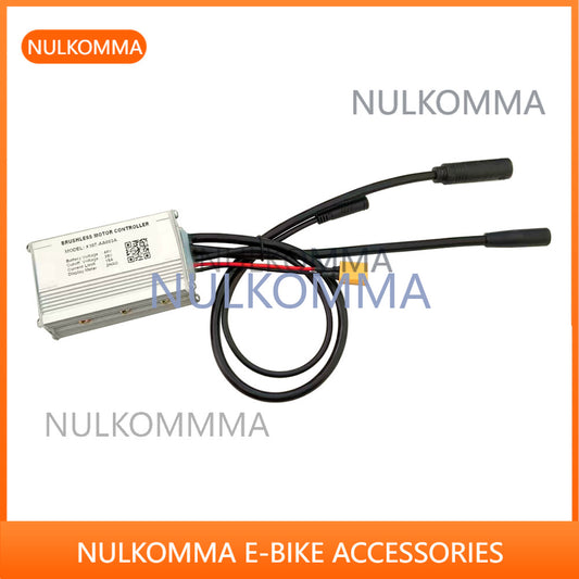 Brushless Motor Controller X107-AA003A 48V 15A Electric Bike Scooter Speed Controller Compatible with 2HAO Protocol Display