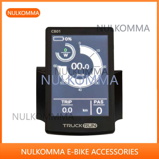 Nulkomma EBike LCD Display Screen Meter KD718 36V 48V 5Pin Speed Control Panel for MTB Fatbike Bicycle Accessories