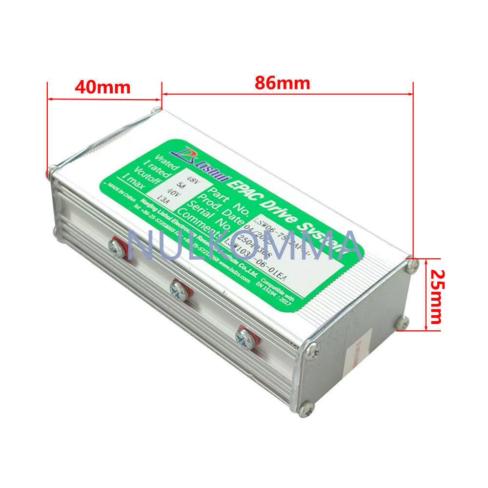 Ebike Brushless Motor Controller LSW06-75L2AFSB-U 48V 13A for 5S Protocol Electric Scooters MTB Accessories Speed Controller